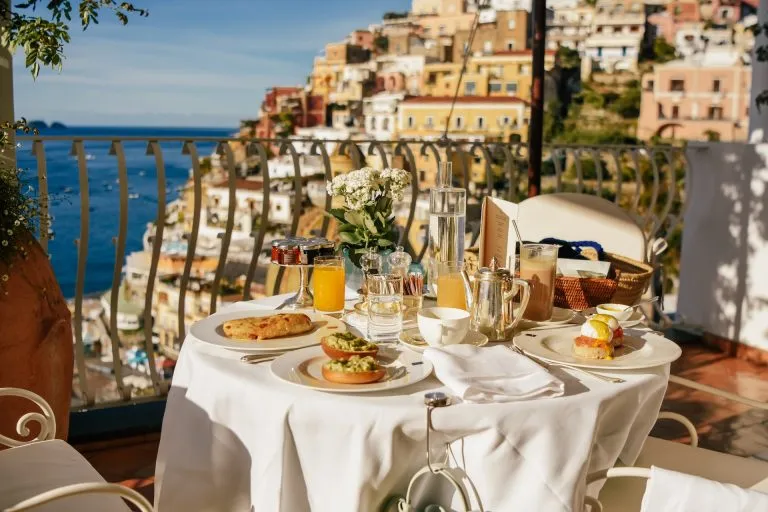 Delicious mediterranean quisine is a quintessential part of holidays in italy